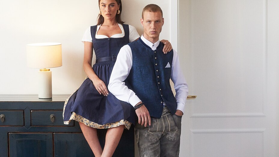 Schlichte Eleganz in moderner Tracht