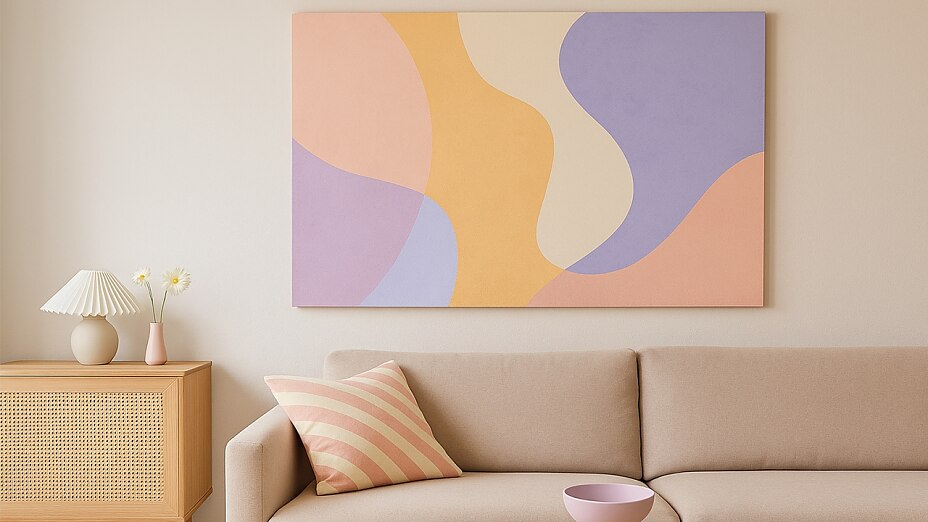 Danish Pastel auf Acrylglas für einen modernen Einrichtungsstil. Danish Pastel auf Acrylglas für einen modernen Einrichtungsstil.