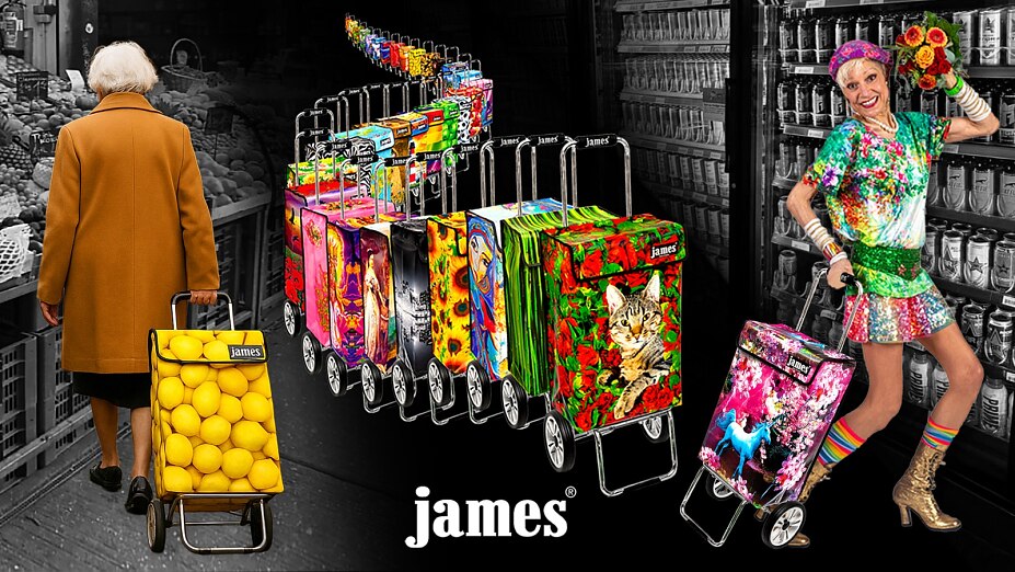 Butler James® ist ein langlebiger Einkaufstrolley mit über 150 Designs, der als stilvolles und praktisches Weihnachtsgeschenk für Frauen überzeugt.