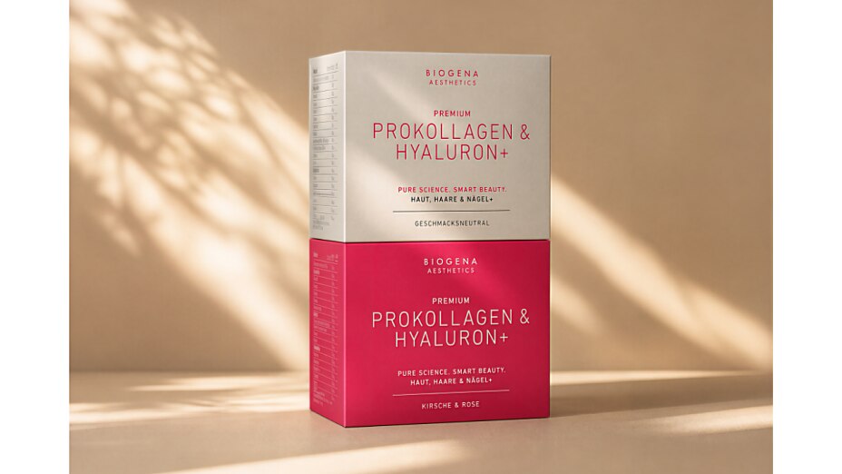 Produktbild ProKollagen & Hyaluron+ Neutral und ProKollagen & Hyaluron+ mit Geschmack